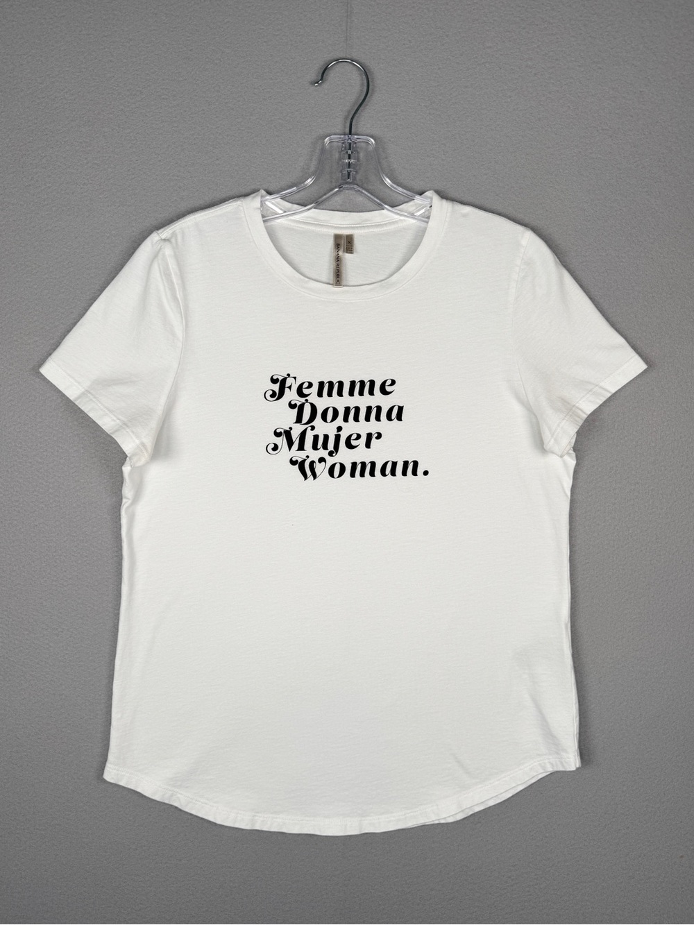 Banana Republic Cotton Graphic Tee Crew Neck‎ Woman White S
